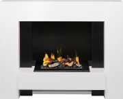 Каминокомплект Tokyo - Белый с очагом Cassette 400 LNH-INT (с дровами) Каминокомплект Tokyo - Белый с очагом Cassette 400 LNH-INT (с дровами)