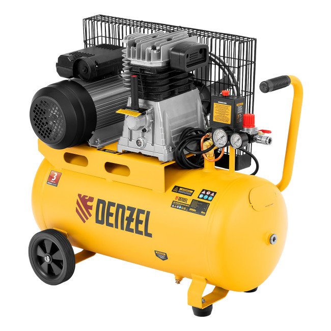 Компрессор воздушный BCI2300/50, ременный привод, 2.3 кВт, 50 литров, 400 л/мин Denzel в Красноярске Компрессор воздушный BCI2300/50, ременный привод, 2.3 кВт, 50 литров, 400 л/мин Denzel в Красноярске