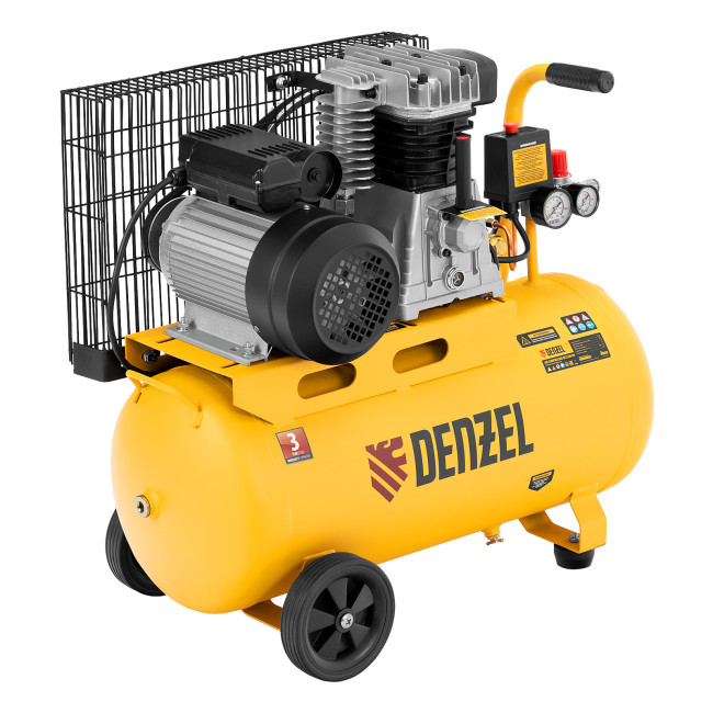 Компрессор воздушный BCI2300/50, ременный привод, 2.3 кВт, 50 литров, 400 л/мин Denzel в Красноярске Компрессор воздушный BCI2300/50, ременный привод, 2.3 кВт, 50 литров, 400 л/мин Denzel в Красноярске