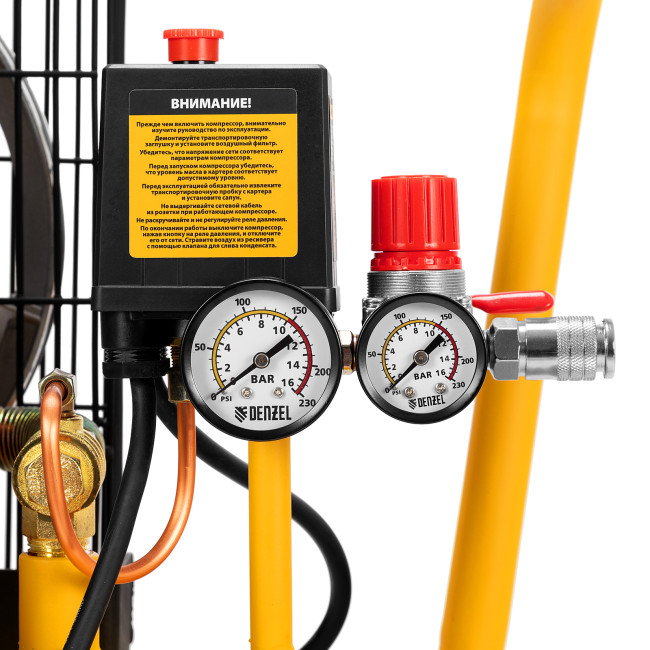 Компрессор воздушный BCI2300/50, ременный привод, 2.3 кВт, 50 литров, 400 л/мин Denzel в Красноярске Компрессор воздушный BCI2300/50, ременный привод, 2.3 кВт, 50 литров, 400 л/мин Denzel в Красноярске