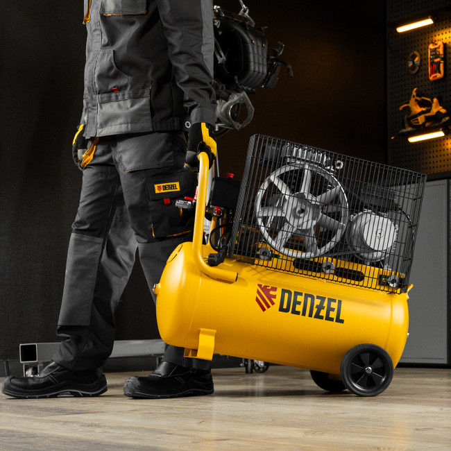 Компрессор воздушный BCI2300/50, ременный привод, 2.3 кВт, 50 литров, 400 л/мин Denzel в Красноярске Компрессор воздушный BCI2300/50, ременный привод, 2.3 кВт, 50 литров, 400 л/мин Denzel в Красноярске