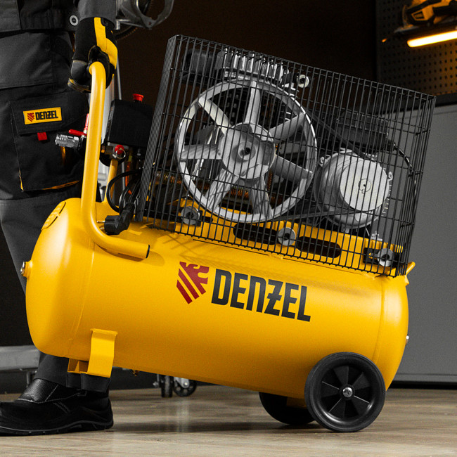 Компрессор воздушный BCI2300/50, ременный привод, 2.3 кВт, 50 литров, 400 л/мин Denzel в Красноярске Компрессор воздушный BCI2300/50, ременный привод, 2.3 кВт, 50 литров, 400 л/мин Denzel в Красноярске