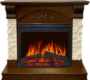 Каминокомплект Prague - Сланец бежевый / Темный дуб с очагом Jupiter FX New Каминокомплект Prague - Сланец бежевый / Темный дуб с очагом Jupiter FX New