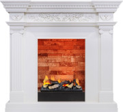 Каминокомплект Amalfi - Белый дуб с очагом Cassette 400 LNH-INT (с дровами) Каминокомплект Amalfi - Белый дуб с очагом Cassette 400 LNH-INT (с дровами)