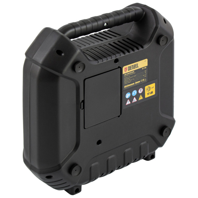 Компрессор воздушный DL1100 1.1 кВт, 180 л/мин, с набором аксессуаров Denzel в Красноярске