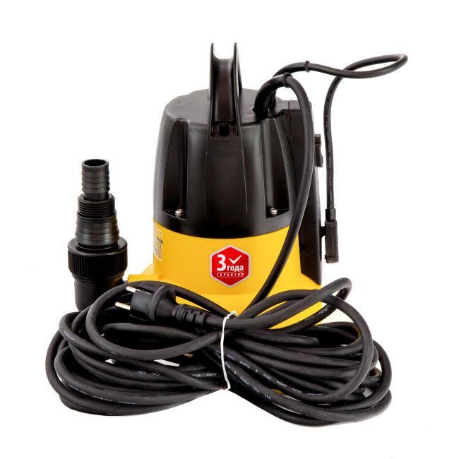 Дренажный насос DP500E, 500 Вт, подъем 7 м, 7000 л/ч Denzel в Красноярске