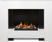 Каминокомплект Tokyo - Белый с очагом Cassette 600 LNH-INT (с дровами) Каминокомплект Tokyo - Белый с очагом Cassette 600 LNH-INT (с дровами)