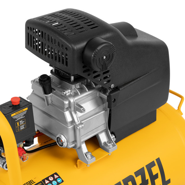 Компрессор воздушный, прямой привод DC1500/50, 1.5 кВт, 50 литров, 220 л/мин Denzel в Красноярске