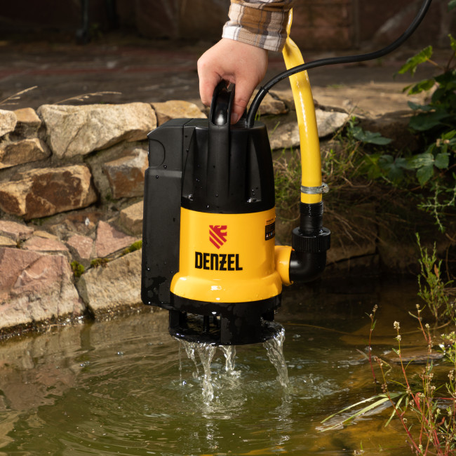 Дренажный насос DP800A, 800 Вт, подъем 5 м, 13000 л/ч Denzel в Красноярске