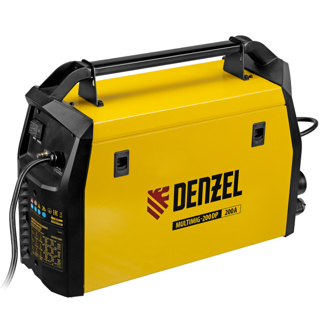 Аппарат инвертор. полуавтомат. сварки MultiMIG-200DP Synergy Double Pulse, 200 А, ПВ 80% Denzel в Красноярске Аппарат инвертор. полуавтомат. сварки MultiMIG-200DP Synergy Double Pulse, 200 А, ПВ 80% Denzel в Красноярске