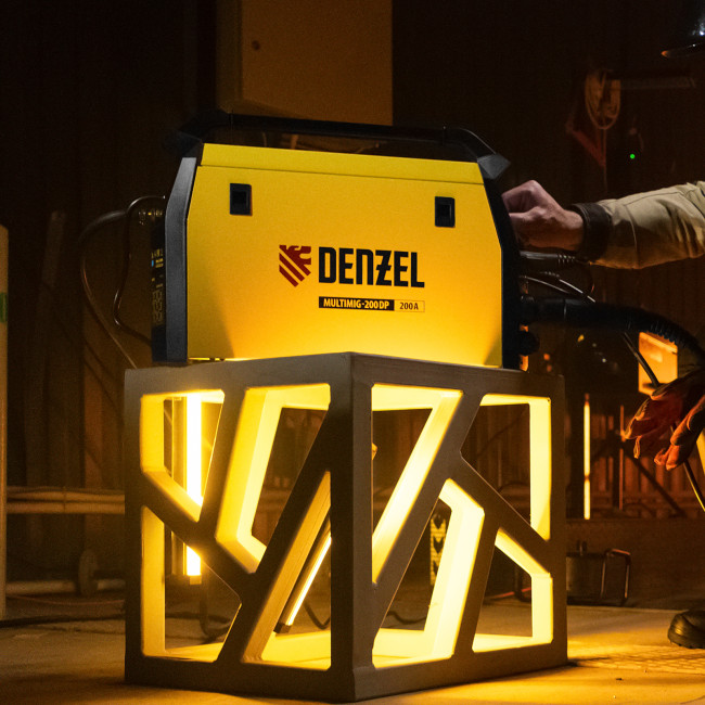 Аппарат инвертор. полуавтомат. сварки MultiMIG-200DP Synergy Double Pulse, 200 А, ПВ 80% Denzel в Красноярске Аппарат инвертор. полуавтомат. сварки MultiMIG-200DP Synergy Double Pulse, 200 А, ПВ 80% Denzel в Красноярске