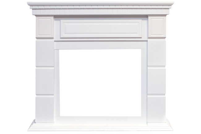 Каминокомплект Portland - Белый с очагом Symphony 26'' DF2624L-INT в Красноярске