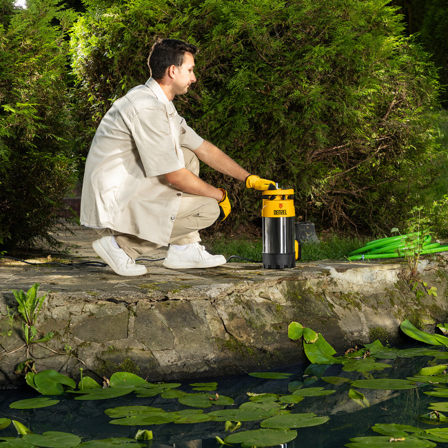 Погружной насос высокого давления PH1100, 1100Вт, подъем 40м, 5500 л/ч Denzel в Красноярске