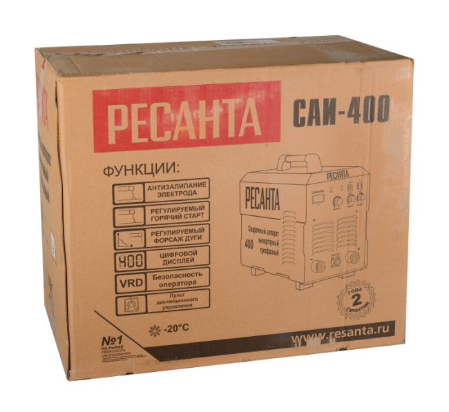 Сварочный аппарат инверторный Ресанта САИ 400 в Красноярске