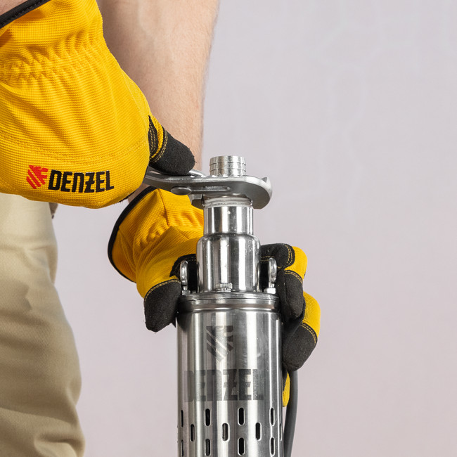 Скважинный насос DWS-3-75, винтовой, диаметр 3", 500 Вт, 1600 л/ч, напор 75 м Denzel в Красноярске