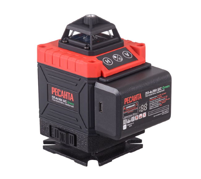 Построитель лазерный Ресанта ПЛ-4Х360ШС Green в Красноярске