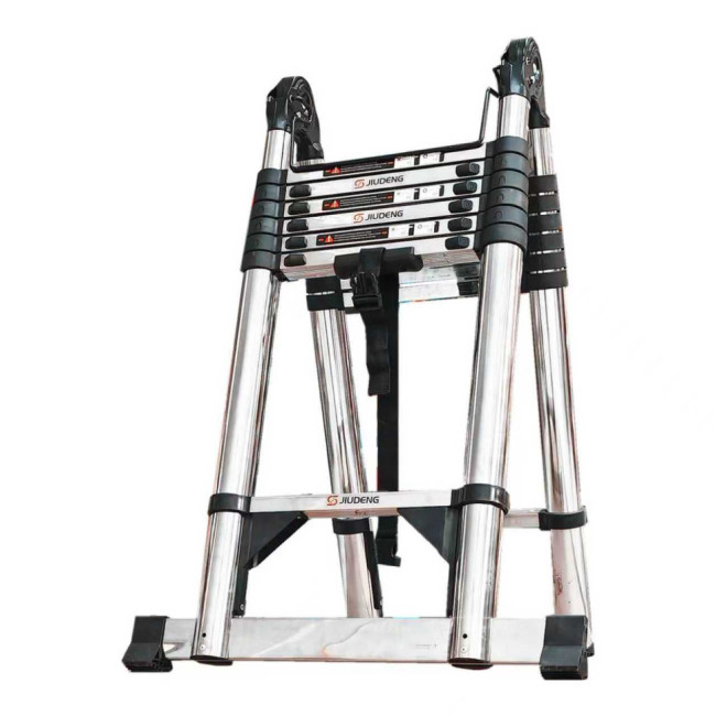 Лестница телескопическая трансформер нержавеющая сталь 3,3/6,6 м TM-5066CC в Красноярске