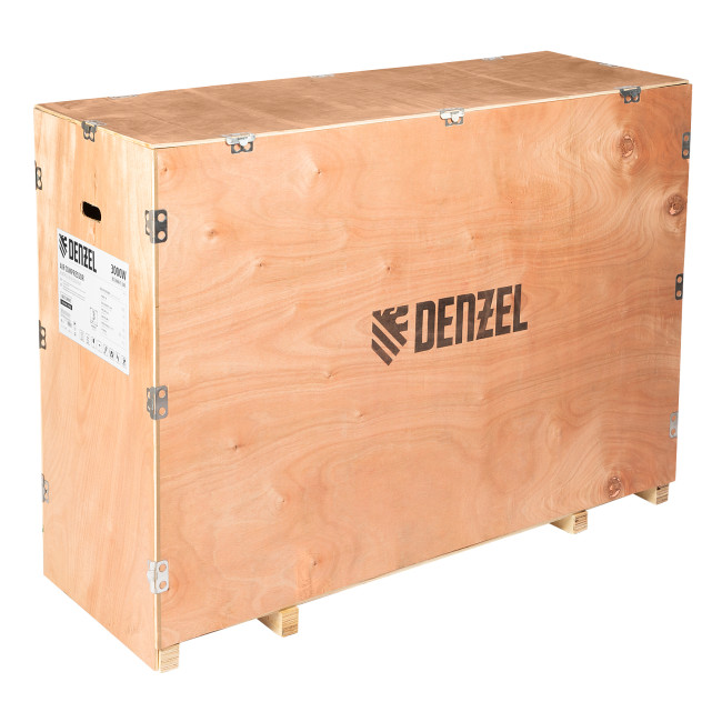 Компрессор воздушный BCI3000-T/200, ременный привод , 3.0 кВт, 200 литров, 530 л/мин Denzel в Красноярске