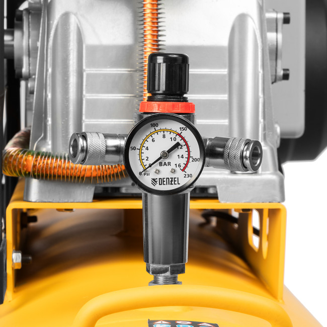 Компрессор воздушный BCI3000-T/200, ременный привод , 3.0 кВт, 200 литров, 530 л/мин Denzel в Красноярске