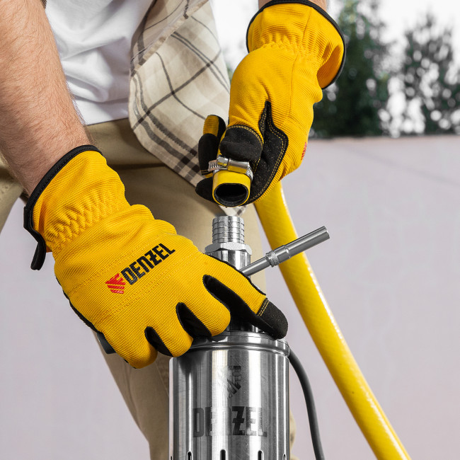 Скважинный насос DWS-4-100, винтовой, диаметр 4", 800 Вт, 1700 л/ч, напор 100 м Denzel в Красноярске