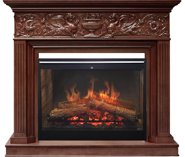 Каминокомплект Palace - Темный дуб с очагом Symphony 30'' DF3020-INT в Красноярске