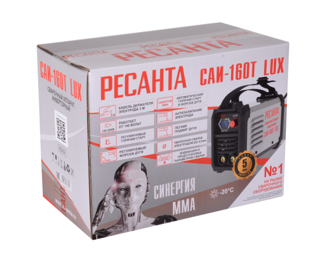 Сварочный аппарат инверторный РЕСАНТА САИ-160T LUX в Красноярске