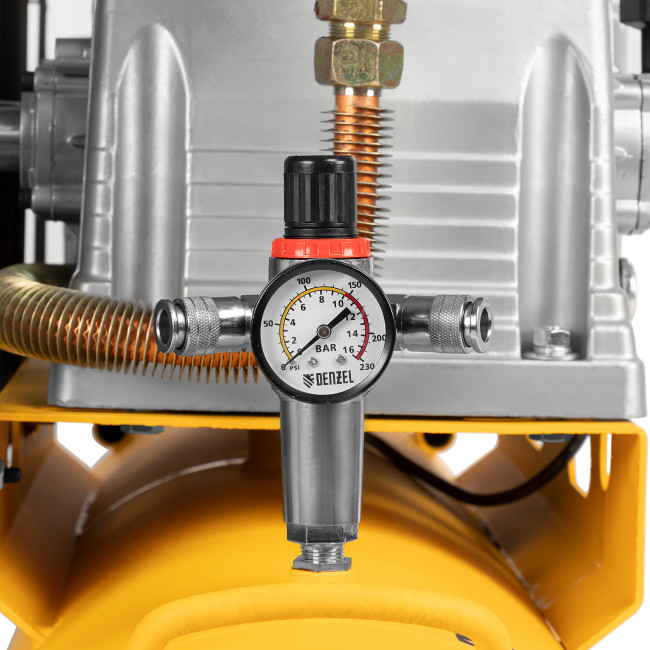 Компрессор воздушный, ременный привод BCI4000-T/100, 4.0 кВт, 100 литров, 690 л/мин Denzel в Красноярске