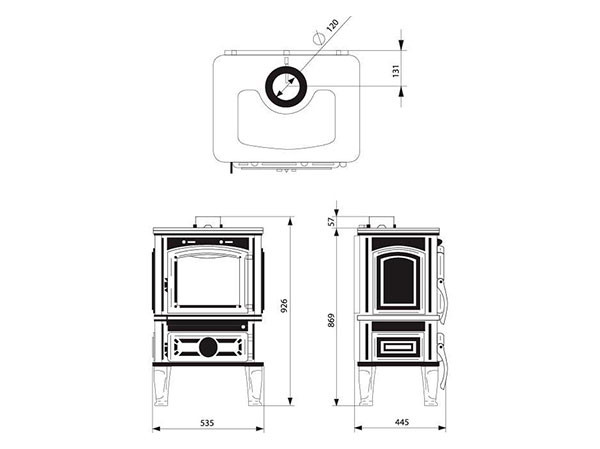 Печь-камин Ferguss Lawa Lux в Красноярске