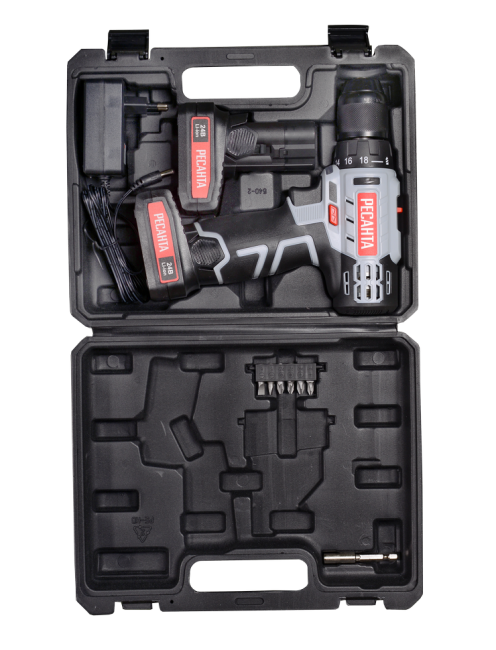 Дрель-шуруповерт аккумуляторная ДА-24-2ЛК Ресанта в Красноярске