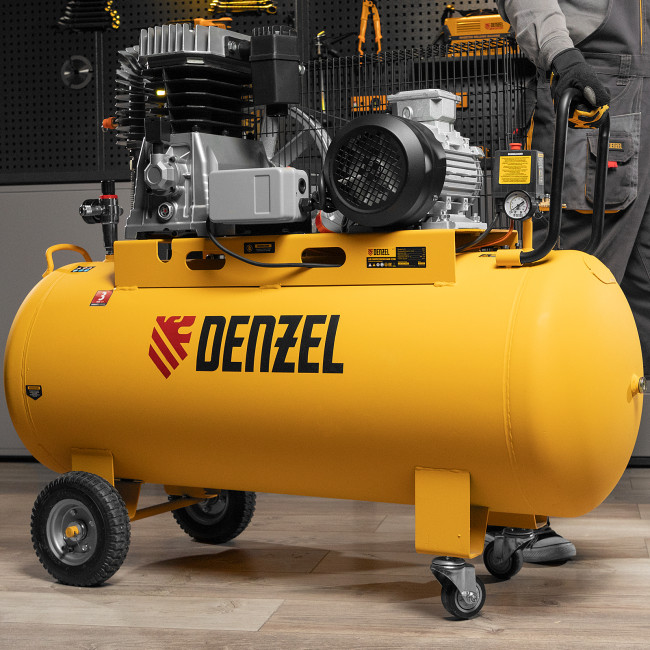 Компрессор воздушный, ременный привод BCI4000-T/200, 4.0 кВт, 200 литров, 690 л/мин Denzel в Красноярске Компрессор воздушный, ременный привод BCI4000-T/200, 4.0 кВт, 200 литров, 690 л/мин Denzel в Красноярске