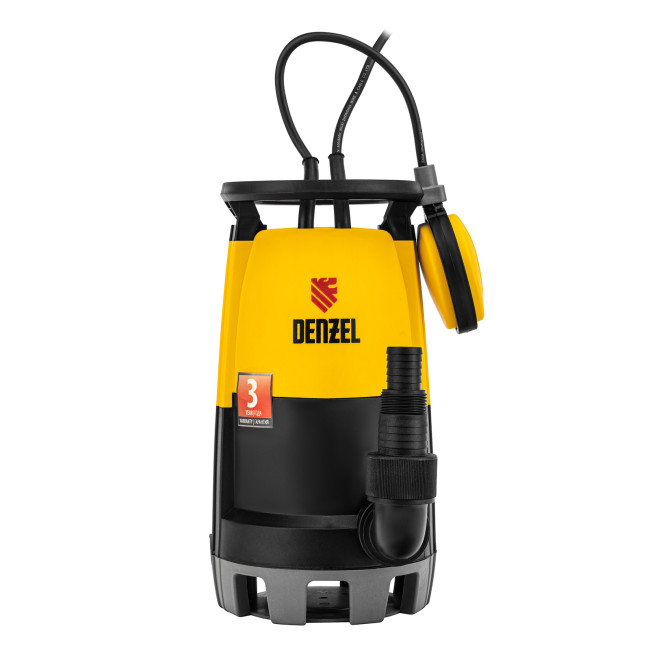 Дренажный насос для чистой и грязной воды DP450S, 450 Вт, напор 6 м, 12000 л/ч Denzel в Красноярске
