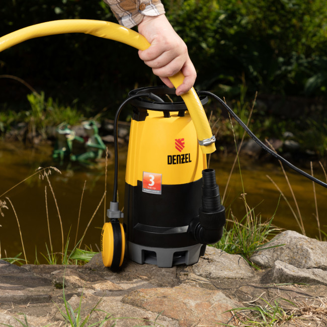 Дренажный насос для чистой и грязной воды DP450S, 450 Вт, напор 6 м, 12000 л/ч Denzel в Красноярске