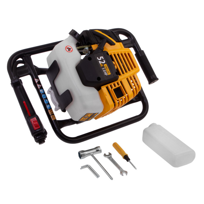 Мотобур DX-52, объём двигателя 52 см3, соединение 20 мм, без шнека Denzel в Красноярске Мотобур DX-52, объём двигателя 52 см3, соединение 20 мм, без шнека Denzel в Красноярске