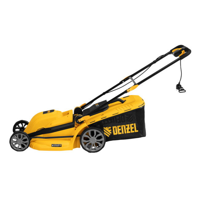 Газонокосилка электрическая GMC-2000, шир. 44см, 2000 Вт, 6 уров., травосб. 45 л Denzel в Красноярске Газонокосилка электрическая GMC-2000, шир. 44см, 2000 Вт, 6 уров., травосб. 45 л Denzel в Красноярске