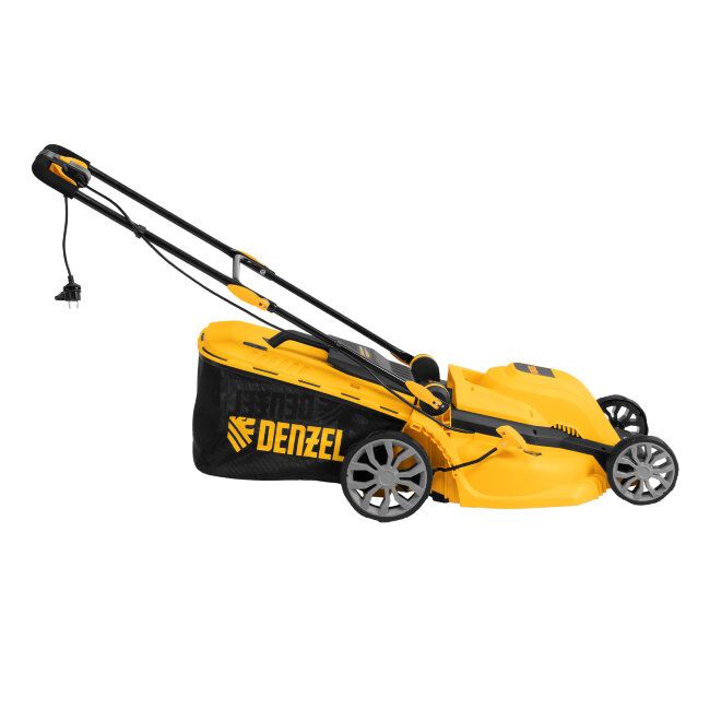 Газонокосилка электрическая GMC-2000, шир. 44см, 2000 Вт, 6 уров., травосб. 45 л Denzel в Красноярске Газонокосилка электрическая GMC-2000, шир. 44см, 2000 Вт, 6 уров., травосб. 45 л Denzel в Красноярске