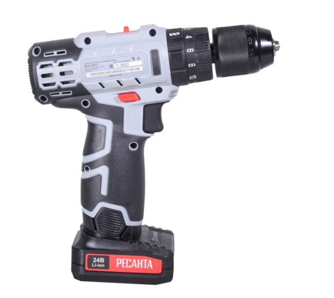 Дрель-шуруповерт аккумуляторная ДА-24-2ЛК-У Ресанта в Красноярске