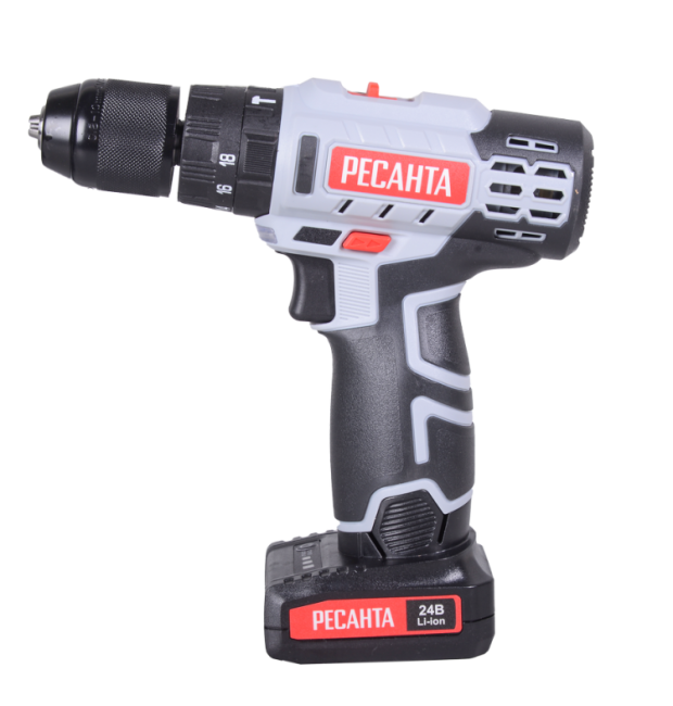 Дрель-шуруповерт аккумуляторная ДА-24-2ЛК-У Ресанта в Красноярске