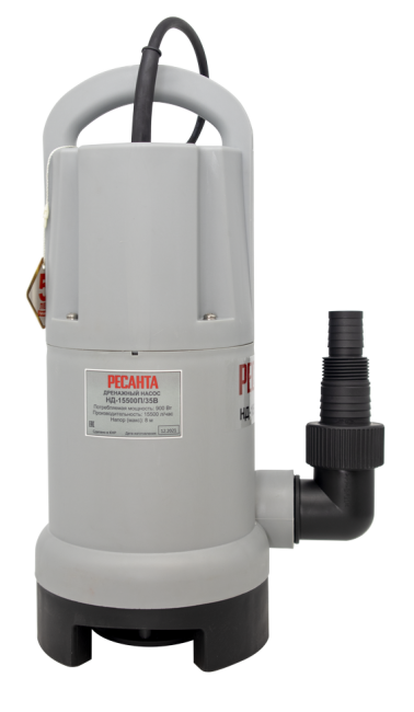 Дренажный насос Ресанта НД-15500П/35B в Красноярске Дренажный насос Ресанта НД-15500П/35B в Красноярске