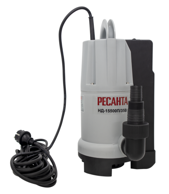 Дренажный насос Ресанта НД-15500П/35B в Красноярске Дренажный насос Ресанта НД-15500П/35B в Красноярске
