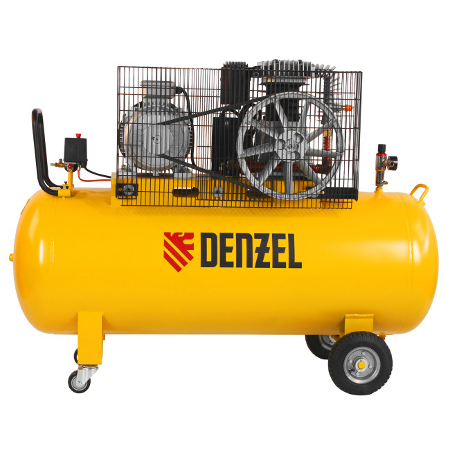 Компрессор воздушный, ременный привод BCI5500-T/270, 5.5 кВт, 270 литров, 850 л/мин Denzel в Красноярске
