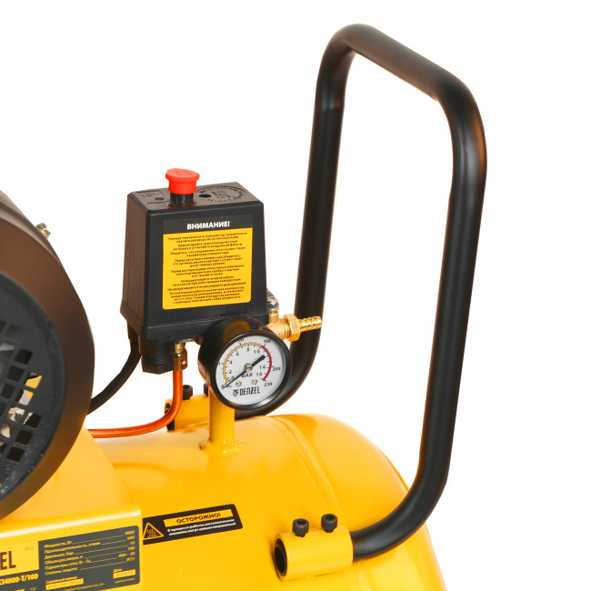 Компрессор воздушный, ременный привод BCI5500-T/270, 5.5 кВт, 270 литров, 850 л/мин Denzel в Красноярске