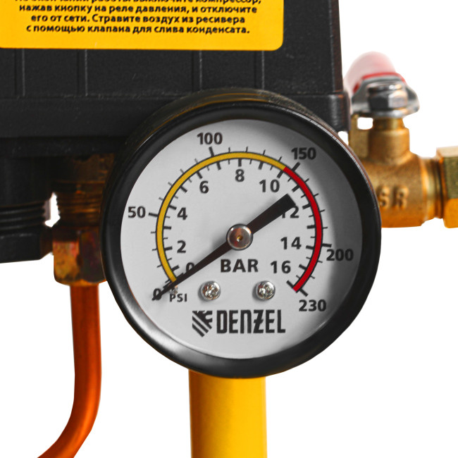 Компрессор воздушный, ременный привод BCI5500-T/270, 5.5 кВт, 270 литров, 850 л/мин Denzel в Красноярске