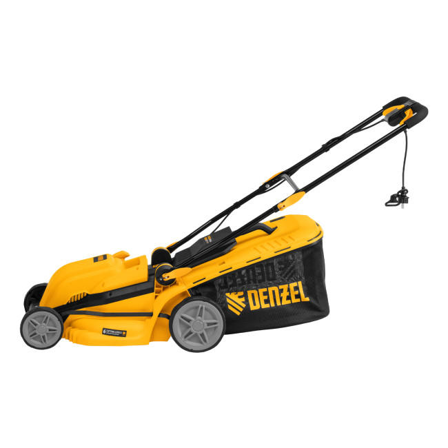 Газонокосилка электрическая GMC-1800, шир. 38см, 1800 Вт, 6 уров., травосб. 35 л Denzel в Красноярске Газонокосилка электрическая GMC-1800, шир. 38см, 1800 Вт, 6 уров., травосб. 35 л Denzel в Красноярске