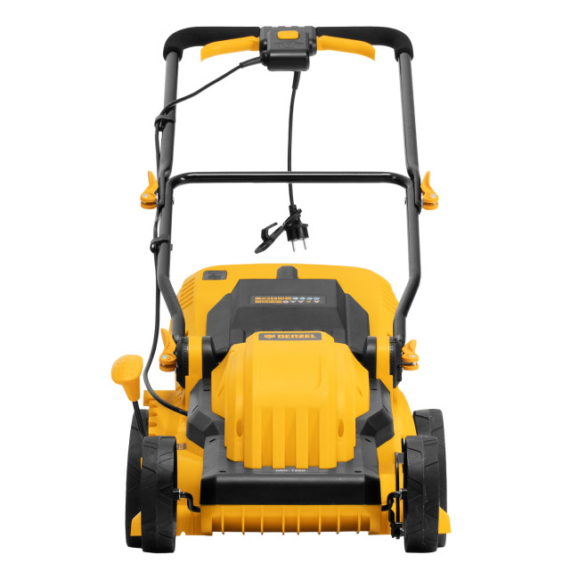 Газонокосилка электрическая GMC-1800, шир. 38см, 1800 Вт, 6 уров., травосб. 35 л Denzel в Красноярске Газонокосилка электрическая GMC-1800, шир. 38см, 1800 Вт, 6 уров., травосб. 35 л Denzel в Красноярске