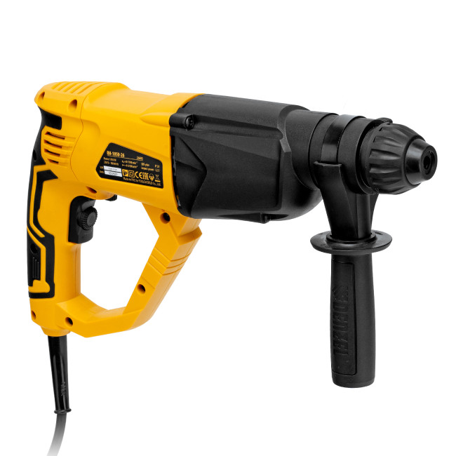 Перфоратор электрический RH-1050-26, SDS-plus, 1050 Вт, 3.2 Дж, 3 плюс 1 режим Denzel в Красноярске