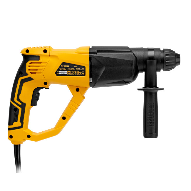 Перфоратор электрический RH-1050-26, SDS-plus, 1050 Вт, 3.2 Дж, 3 плюс 1 режим Denzel в Красноярске