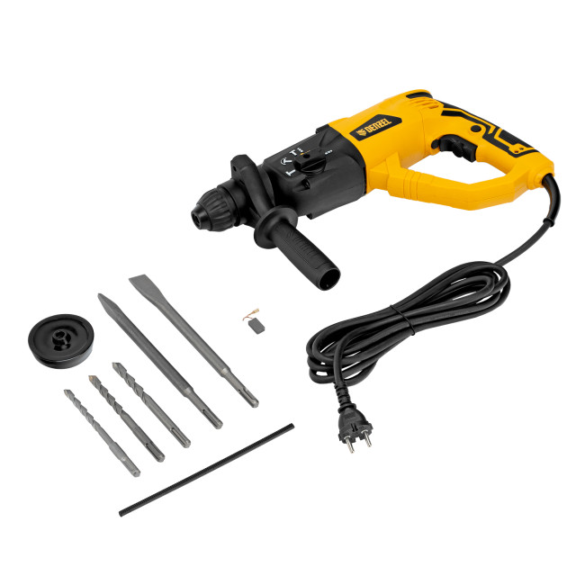 Перфоратор электрический RH-1050-26, SDS-plus, 1050 Вт, 3.2 Дж, 3 плюс 1 режим Denzel в Красноярске