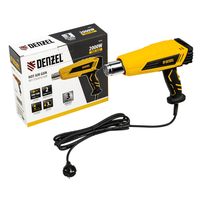 Фен технический HGH-2000, 2000 Вт, 2 режима Denzel в Красноярске Фен технический HGH-2000, 2000 Вт, 2 режима Denzel в Красноярске