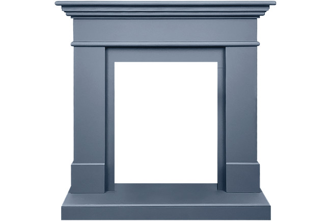 Каминокомплект California STD CRM (Разборный) - Санд антрацит с очагом Aspen Black в Красноярске