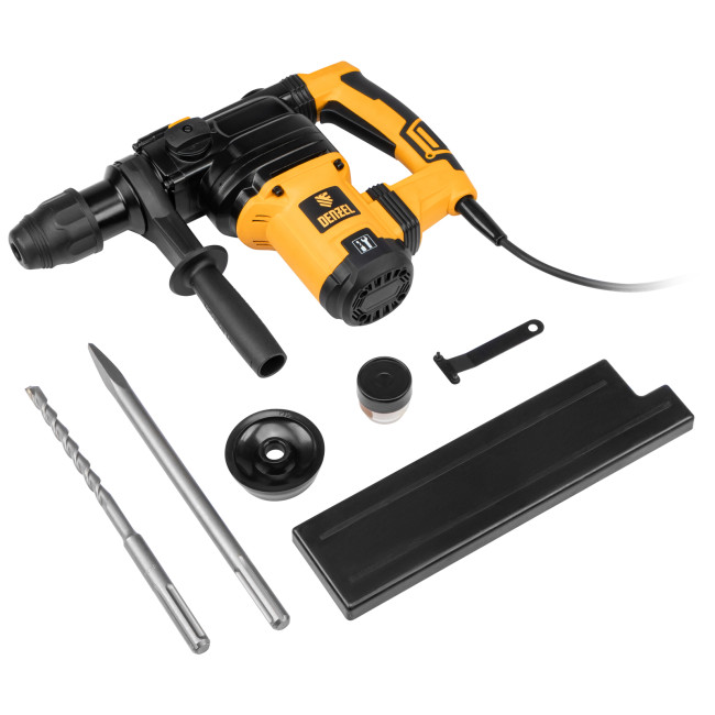 Перфоратор электрический RHV-1050-38-max, SDS-max, 1050 Вт, 10 Дж, 2 плюс 1 режим Denzel в Красноярске
